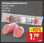 Aktuelles Schinkenzwiebelmettwurst Angebot bei Netto Marken-Discount in Bonn ab 1,79 €