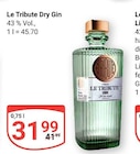 Dry Gin von Le Tribute im aktuellen GLOBUS Prospekt
