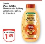 Wahre Schätze Shampoo Angebote von Garnier bei GLOBUS Oberhausen für 1,89 €