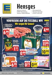 Bier im EDEKA Prospekt in Wassenberg Aktueller EDEKA Prospekt mit Bier, "Aktuelle Angebote", Seite 1