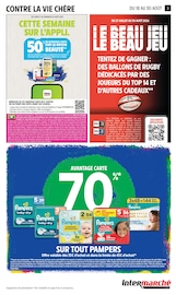 Promos Pampers dans le catalogue "VIVE LA FIN DES VACANCES" de Intermarché Express Pampers en promo dans le catalogue Intermarché Express à la page 3