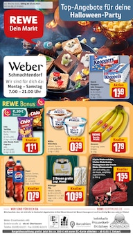 REWE Prospekt der Woche "Dein Markt" Seite 1, 27.10.2025 bis 01.11.2025 für Dinslaken Aktueller REWE Prospekt "Dein Markt" Seite 1 von 35 Seiten für Dinslaken