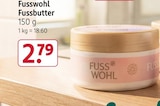 Aktuelles Fussbutter Angebot bei Rossmann in Magdeburg ab 2,79 €