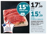 Faux Filet à Griller en promo chez Super U Castres à 15,29 €
