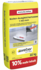 Boden-Ausgleichsmasse von weber für 17,99 € bei toom Baumarkt im Angebot Boden-Ausgleichsmasse von weber im aktuellen toom Baumarkt Prospekt