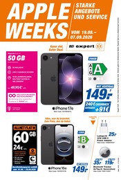 Handy im expert Prospekt in Ansbach Aktueller expert Prospekt mit Handy, "APPLE WEEKS", Seite 1