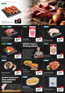 Bratwurst im Konsum Prospekt "Aktuelle Angebote" mit 12 Seiten (Dresden)