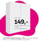 Schwebetürenschrank „TIME“ für 149,00 € bei mömax im Angebot Schwebetürenschrank „TIME“ im aktuellen mömax Prospekt