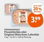 Aktuelles Pizzaleberkäs oder Original Münchner Leberkäs Angebot bei tegut in Offenbach (Main) ab 3,99 €