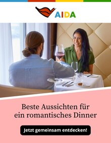 AIDA Prospekt Beste Aussichten für ein romantisches Dinner mit  Seite in Schalksmühle und Umgebung
