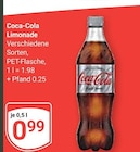 Aktuelle Coca Cola Angebote bei GLOBUS in Homburg Aktuelles Coca-Cola Limonade Angebot bei GLOBUS in Homburg ab 0,99 €