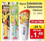 Zahnbürste Pokémon von Signal für 1,49 € bei Zimmermann im Angebot Zahnbürste Pokémon von Signal im aktuellen Zimmermann Prospekt