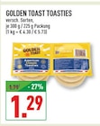 TOASTIES Angebote von GOLDEN TOAST bei Marktkauf Herford für 1,29 €