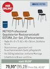 Gepolsterter Restaurantstuhl ESTORA bei METRO im Prospekt "" für 95,19 €