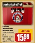 Aktuelle Getränke Angebote bei REWE in Bonn Aktuelles Weißbier Angebot bei REWE in Bonn ab 15,99 €