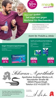 Aktueller mea - meine apotheke Prospekt für Plauen und Ungebung, Seiten zum blättern mea - meine apotheke Prospekt Unsere September-Angebote mit Seiten in Plauen und Umgebung
