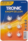 Piles bouton LR44 - TRONIC en promo chez Lidl Versailles à 0,89 €