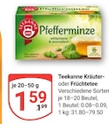 Kräutertee im Angebot bei GLOBUS in Trier Kräutertee Angebote von Teekanne bei GLOBUS Trier für 1,59 €