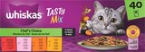 Sachets fraîcheur en sauce - Whiskas Tasty Mix en promo chez Lidl Roubaix à 15,69 €