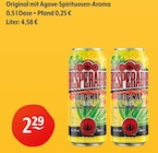 Getränke Hoffmann Detmold - Original mit Agave-Spirituosen-Aroma Angebot im Prospekt Original mit Agave-Spirituosen-Aroma bei Getränke Hoffmann im Detmold Prospekt für 2,29 €