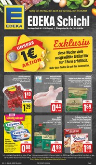 EDEKA Prospekt "Wir lieben Lebensmittel!" mit  Seiten (Freystadt)