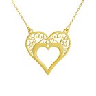 Collier en or jaune coeur dans le catalogue Le Manège à Bijoux