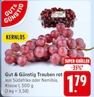 Trauben rot bei E center im Wittlich Prospekt für 1,79 €