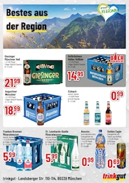 Augustiner im Trinkgut Prospekt "Wir eröffnen unseren 20. Markt" auf Seite 4