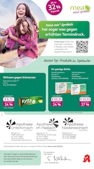 Aktueller mea - meine apotheke Prospekt "Unsere September-Angebote" Aktueller mea - meine apotheke Prospekt