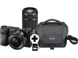 Alpha 6000 ZOOM+TELEZOOM KIT (ILCE-6000Y) Systemkamera mit Objektiv 16-50 mm, 55-210 mm , 7,6 cm Display, WLAN von SONY für 749,00 € bei MediaMarkt Saturn im Angebot Alpha 6000 ZOOM+TELEZOOM KIT (ILCE-6000Y) Systemkamera mit Objektiv 16-50 mm, 55-210 mm , 7,6 cm Display, WLAN von SONY im aktuellen MediaMarkt Saturn Prospekt