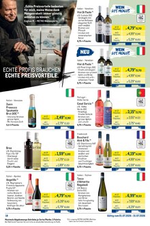 Prosecco im aktuellen METRO Prospekt (Nürnberg) Prosecco im METRO Prospekt "Monatsmenü Juli" mit 25 Seiten (Nürnberg)