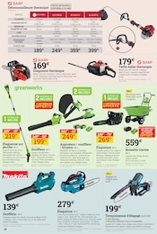 Promos Débroussailleuse dans le catalogue "Spécial coupe du bois" de Espace Emeraude Débroussailleuse en promo dans le catalogue Espace Emeraude à la page 10
