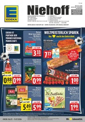 EDEKA Supermarkt Prospekt der aktuellen Woche mit 24 Seiten, gültig von 06.07.2026 bis 11.07.2026, in Borgholzhausen und Umgebung Aktueller EDEKA Supermarkt Prospekt in Borgholzhausen und Umgebung, "Aktuelle Angebote" mit 24 Seiten, 06.07.2026 - 11.07.2026