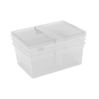 Lot de 3 boîtes de rangement 11 L - CURVER - Carrefour à Champigny-sur-Marne Lot de 3 boîtes de rangement 11 L - CURVER en promo chez Carrefour Champigny-sur-Marne à 12,73 €