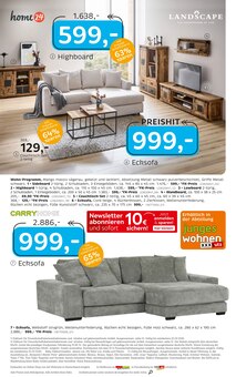 Couch im XXXLutz Möbelhäuser Prospekt "junges wohnen." mit 4 Seiten (Mönchengladbach)