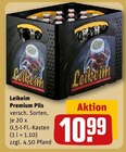 Premium Pils im Angebot bei REWE in Gotha Premium Pils Angebote von Leikeim bei REWE Gotha für 10,99 €