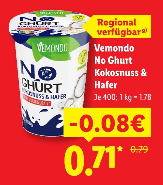 No Ghurt Kokosnuss & Hafer