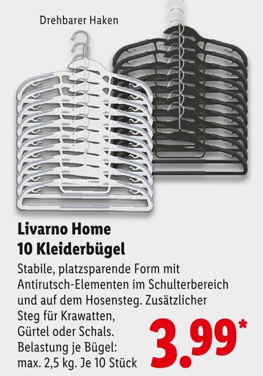 10 Kleiderbügel