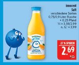 Saft im Angebot bei Marktkauf in Altenburg Saft Angebote von innocent bei Marktkauf Altenburg für 2,69 €