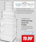 Aufbewahrungsboxen-Set, 8-teilig Angebote von LIVARNO home bei Lidl Kaufbeuren für 19,99 €