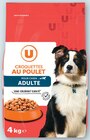 Croquettes au poulet pour chien adulte - U en promo chez Super U Besançon à 5,11 €