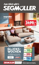 Segmüller Prospekt für Prien mit 8 Seiten Segmüller Prospekt für Prien: "Zum Glück gibt’s Segmüller - Segmüller Select", 8 Seiten, 26.09.2026 - 10.10.2026