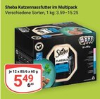 Katzennassfutter im Multipack Angebote von Sheba bei GLOBUS Speyer für 5,49 €