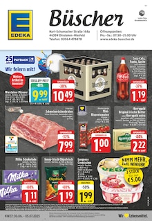 Aktueller EDEKA Prospekt "Aktuelle Angebote" Seite 1 von 24 Seiten für Dinslaken
