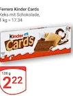 Kinder Cards im Angebot bei GLOBUS in Koblenz Kinder Cards Angebote von Ferrero bei GLOBUS Koblenz für 2,22 €