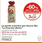 Promo La gâche tranchée pur beurre Bio à 3,08 € dans le catalogue Monoprix à Trouville-sur-Mer