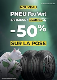 Catalogue Feu Vert à Bordeaux, avec 1 page Prospectus Feu Vert à Bordeaux, "PNEU Feu Vert", 1 page, 25/03/2026 - 28/04/2026