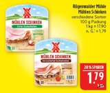 Mühlen Schinken Zarter Kochschinken im Angebot bei Marktkauf in Altenburg Mühlen Schinken Zarter Kochschinken Angebote von Rügenwalder Mühle bei Marktkauf Altenburg für 1,79 €