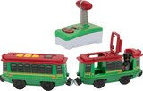Tramway Train ou locomotive télécommandé - LUPILU - Lidl à Nice Tramway Train ou locomotive télécommandé - LUPILU en promo chez Lidl Nice à 9,99 €