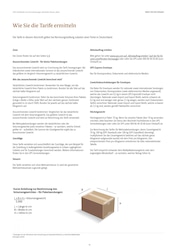 Bauer Angebote im Prospekt "Tariftabelle und Serviceleistungen" von UPS auf Seite 15
